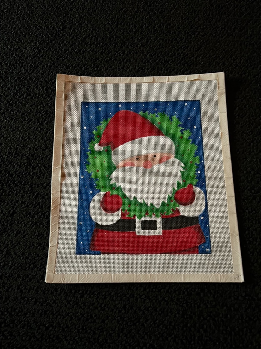 Holiday Santa 🎅Needlepoint Canvas